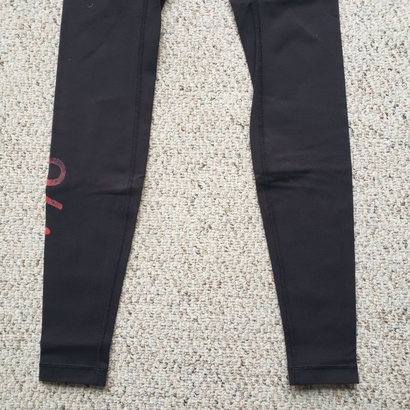 Lululemon Wunder Under Pant - Black - Ohio State Buckeyes (script) - Size 2 - Picture 2 of 8